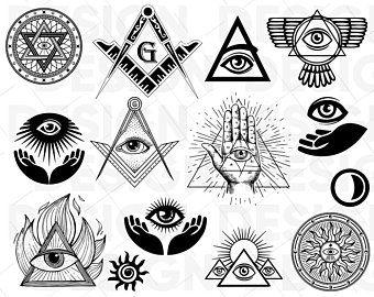 Freemason Logo - Masonic symbols | Etsy