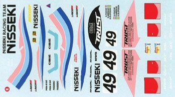 Nisseki Logo - DMC-24-243 Decals 1/24 Porsche 962 'Nisseki' 132slotcar