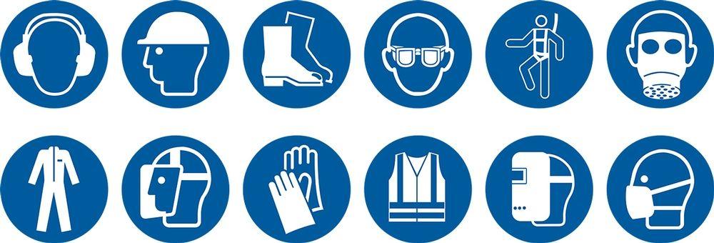 PPE Logo - Customizable Site Hazard PPE Sign Kit