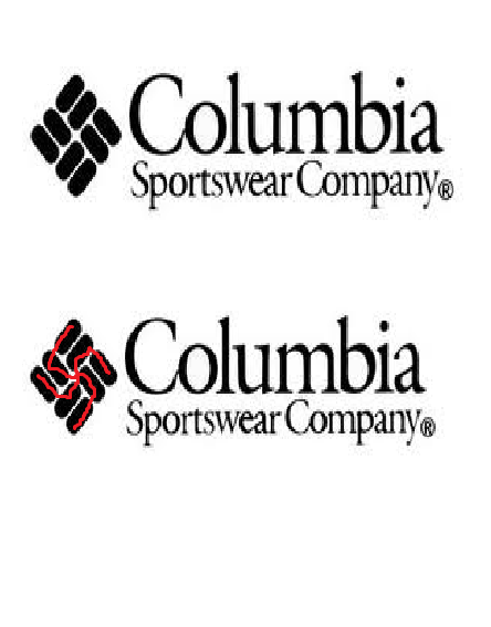 Colombia Logo - Colombia Hidden Nazi Logo