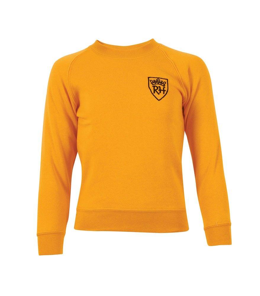 RPh Logo - SWE-40-RPH - Rupert House sports sweatshirt - Gold/logo - Sports Kit ...