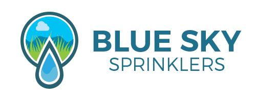 Sprinkler Logo - Blue Sky Sprinklers. Sprinkler Installs & Repair in Spokane, WA