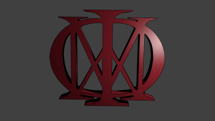 Majesty Logo - So...I've just made a 3D Majesty symbol on Blender! : Dreamtheater