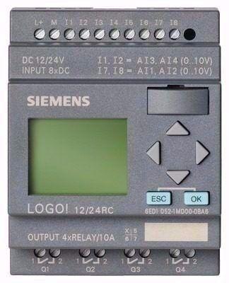 CLP Logo - Clp Logo Siemens Cpu 8 Entradas E 4 Saídas, Oba6 A Rele$ 00