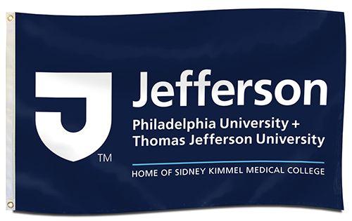 Jefferson Logo - Durawave Flag 3'x5 Tju Logo | Jefferson Campus Store
