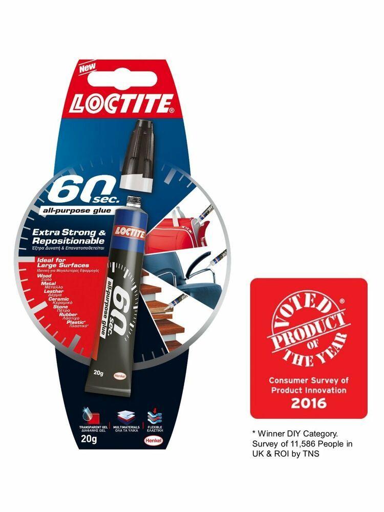 Loctite Logo - 20g LOCTITE 60 sec All-Purpose Super Glue Tube Strength Quick Metal ...