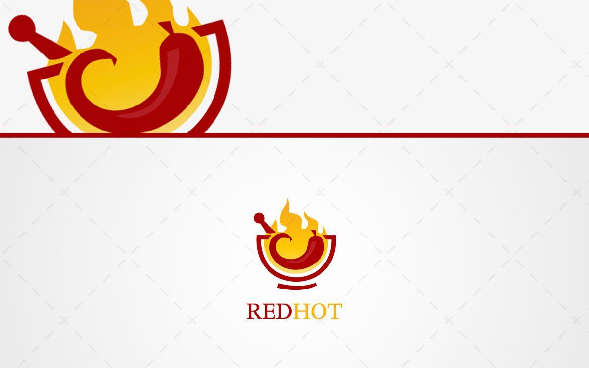Spice Logo - Hot Red Chilli Logo For Sale Food and Spice Logo - Lobotz