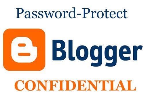 Blogger.com Logo - Password Protect Google Blog, Blogger or Blogspot | Notes