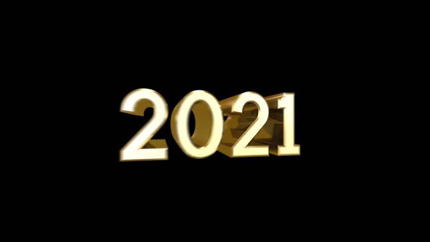 2021 Logo - 2021 Years Flying Logo. Stock Footage Video (100% Royalty-free ...