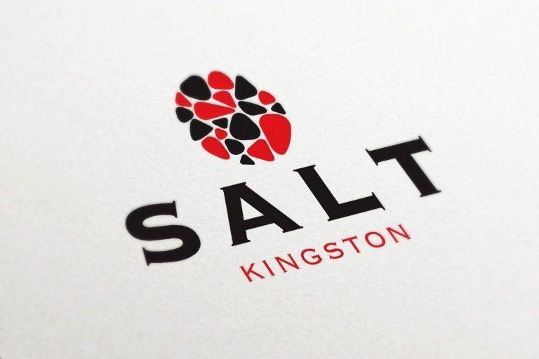 Salt Logo - Salt Kingston Logo Design - Black Moon Alchemy