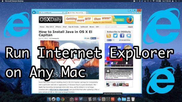 MSIE Logo - How to Use Internet Explorer 11 in Mac OS X the Easy Way