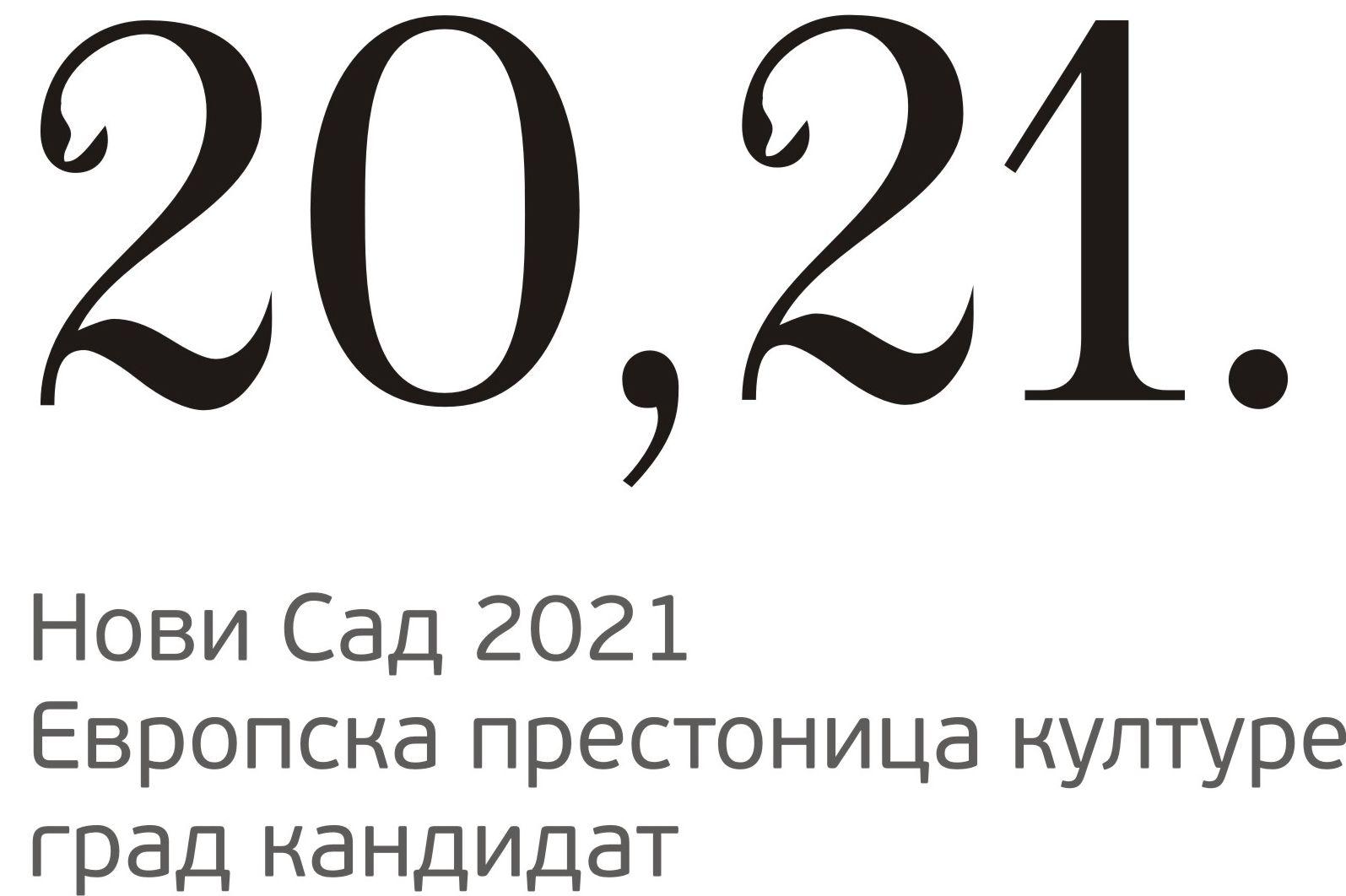 2021 Logo - New Logo and Design of the Project Novi Sad 2021 - Нови Сад ...