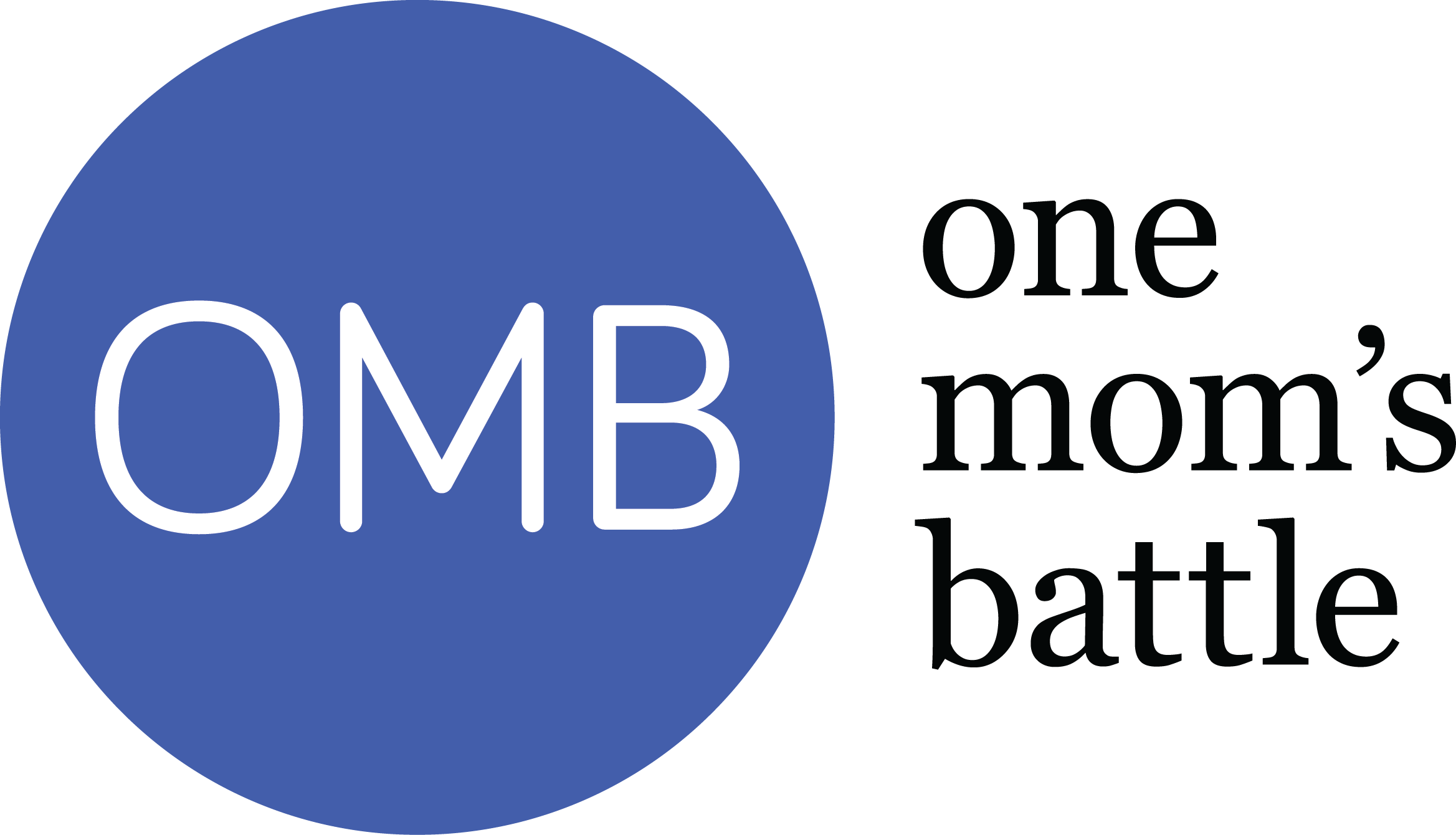 OMB Logo - OMB-logo-big – One Mom's Battle