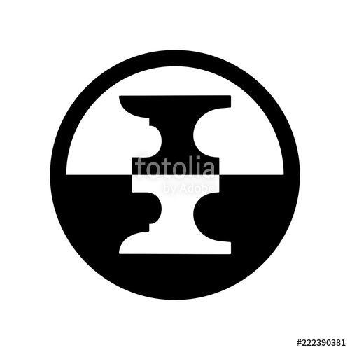 Blacksmith Logo - Blacksmith Logo. Industry Icon. Steel Symbol. Vector Eps 08.