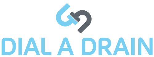 Drain Logo - If you have a blocked drain, call Dial a Drain in Belfast