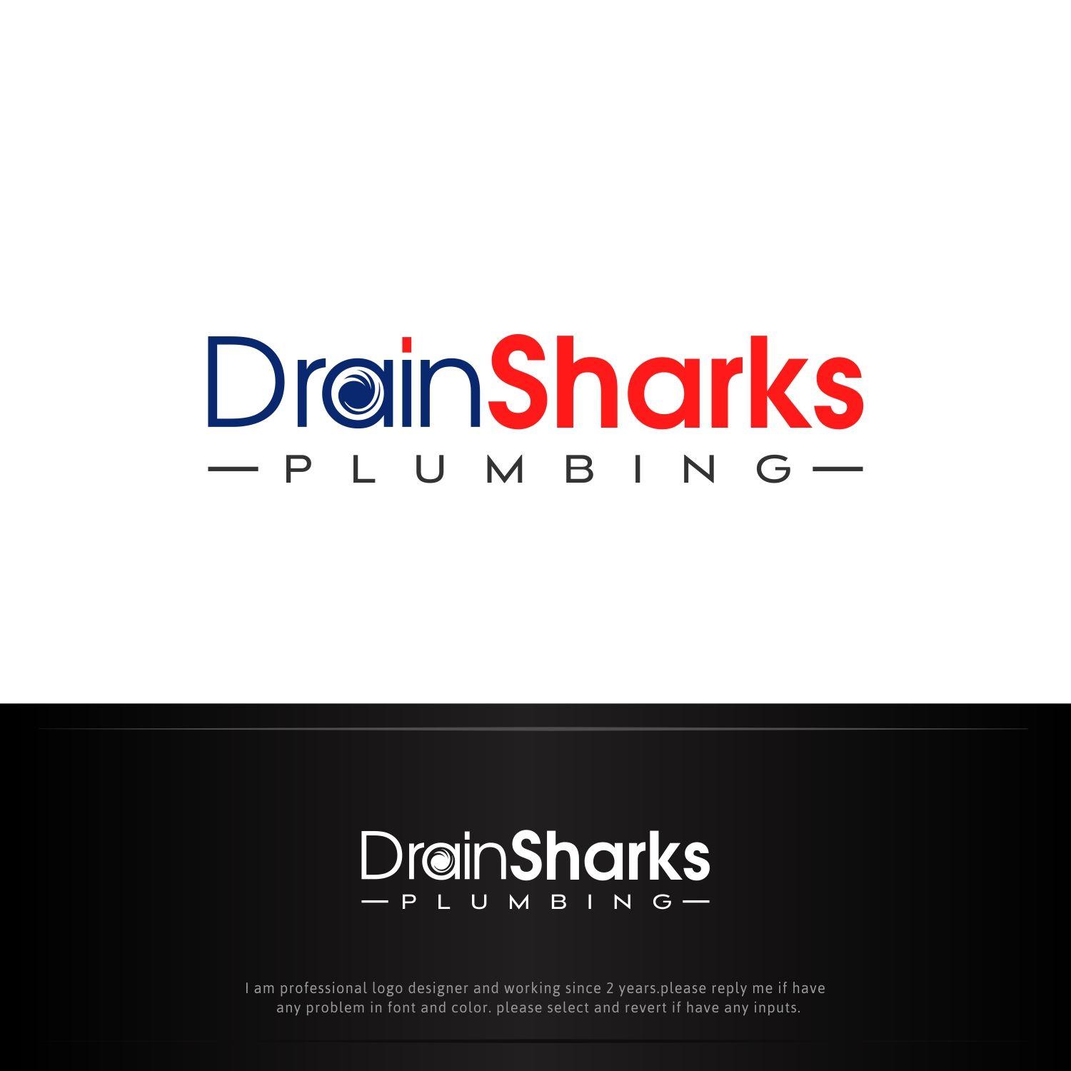 Drain Logo - Business Logo Design for Drain Sharks Plumbing by Well Being ...