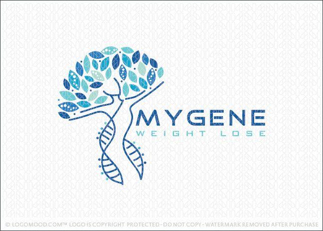 Lose Logo - Readymade Logos for Sale My Gene Weight Lose | Readymade Logos for Sale