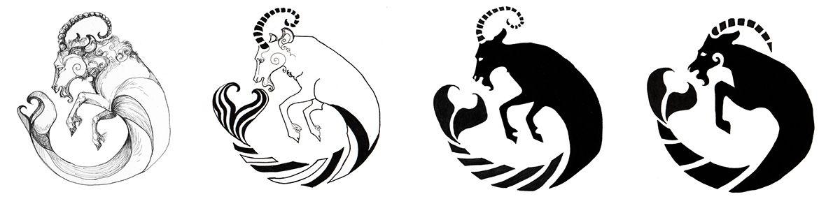 Capricorn Logo - Capricorn Logo - Art by Chelsea