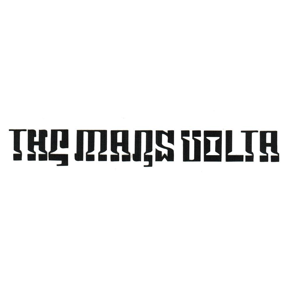 Volta Logo - Mars Volta Logo Rub On Sticker BLACK