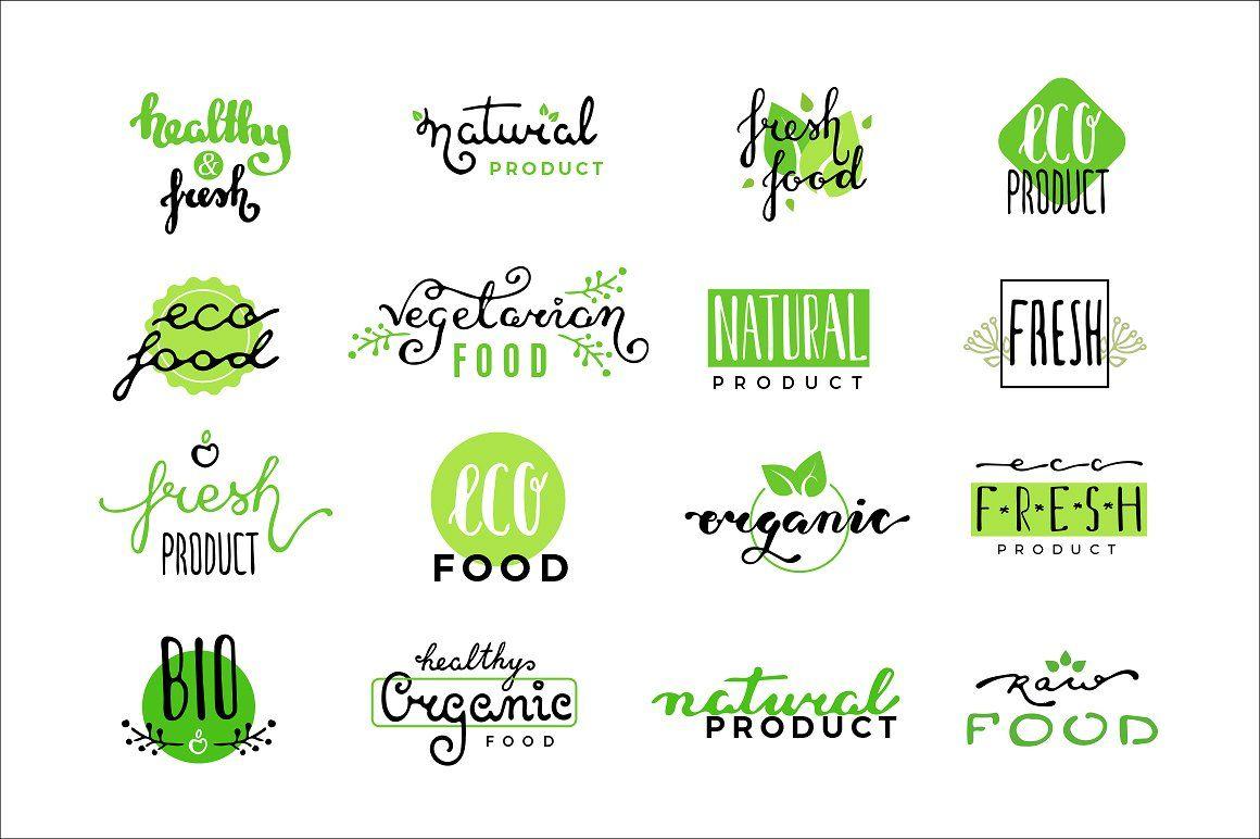 EcoLogo Logo - Fresh eco logo set ~ Logo Templates ~ Creative Market