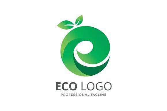 EcoLogo Logo - Eco Logo by Golden-Brand on @creativemarket | ロゴ | Pinterest | Logos