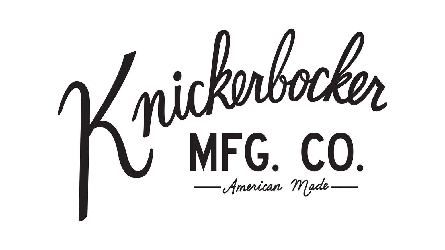 Knickerbocker Logo - Knickerbocker: A True Union. by Knickerbocker Mfg. Co