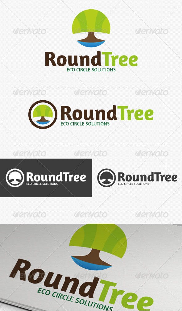 EcoLogo Logo - Round Tree Eco Logo