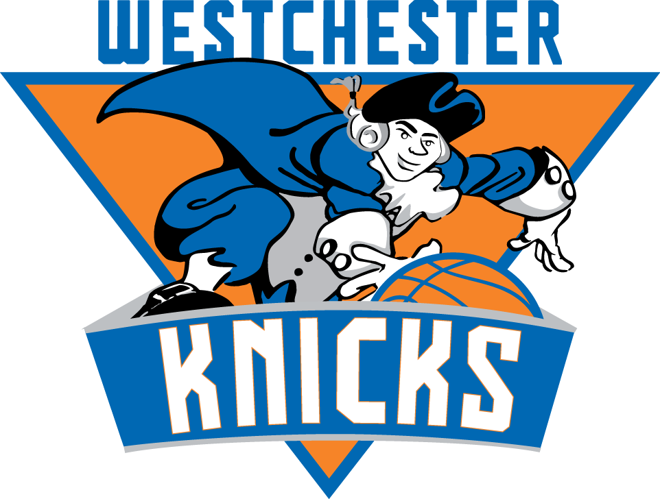 Knickerbocker Logo - Westchester Knicks Primary Logo Gatorade League G League
