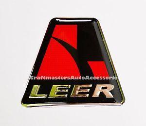 Leer Logo - Truck cap 2 LEER Dome emblems # 61248 for all fiberglass truck caps ...