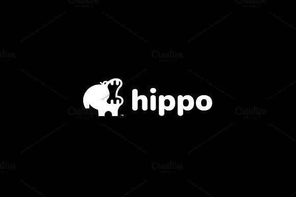 Hippo Logo - Hippo Logo Design ~ Logo Templates ~ Creative Market