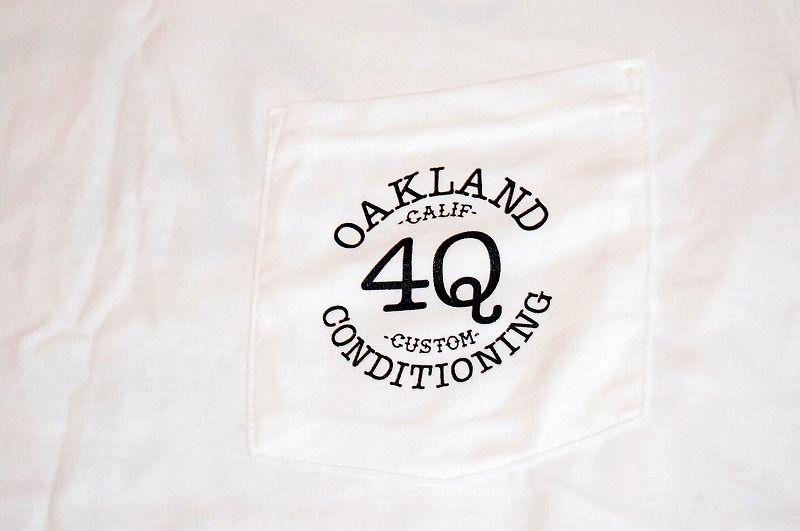 4Q Logo - 4Q “LOGO” POCKET S/S TEE【4Q CONDITIONING】WHITE < Ritznail | A ...