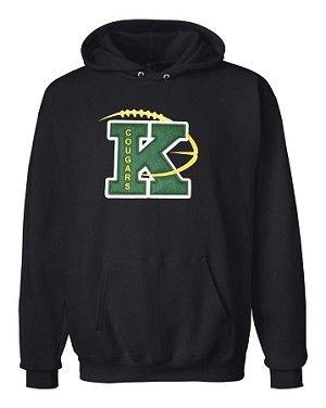 Kearns Logo - Kearns Cougars K Logo Hooded Hoodie Hoody Sweatshirt