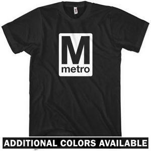 WMATA Logo - Washington DC Metro T Shirt WMATA Subway Transit S 4XL