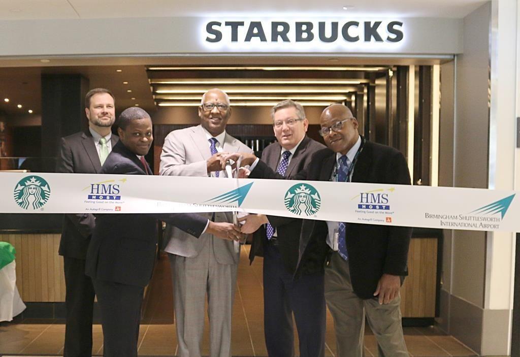 HMSHost Logo - HMSHost Opens A New Starbucks Store At Birmingham Shuttlesworth