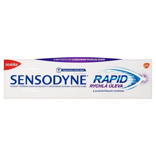 Sensodyne Logo - Sensodyne Rapid Fluoride Toothpaste 75ml - Tesco Groceries