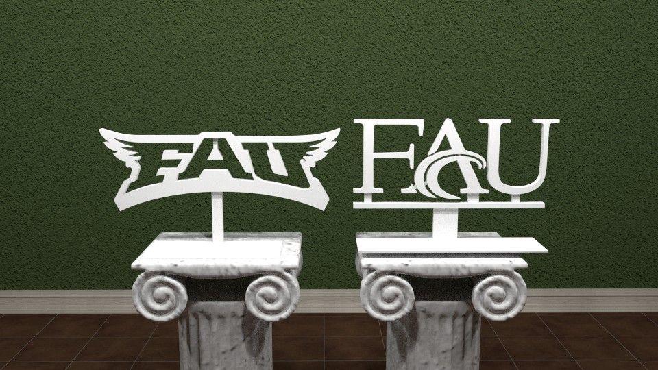 FAU Logo - Florida Atlantic University Logo by AwesomeA - Thingiverse