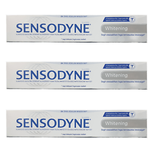 Sensodyne Logo - Sensodyne Whitening Fluoride Toothpaste for Sensitive Teeth 75ml ...