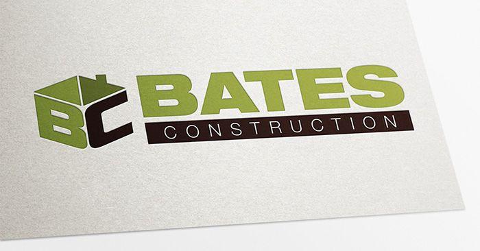 Bates Logo - Dustin Bates Construction Logo - Media Quest Inc