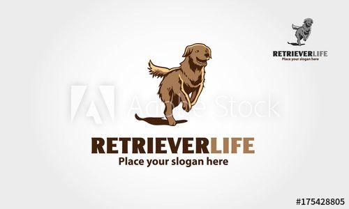 Retriever Logo - This is an illustrative logo, the basic of the concept is a running ...