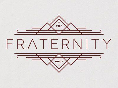 Fraternity Logo - fraternity simple logo design Simple Line Art Used in Logo Design ...