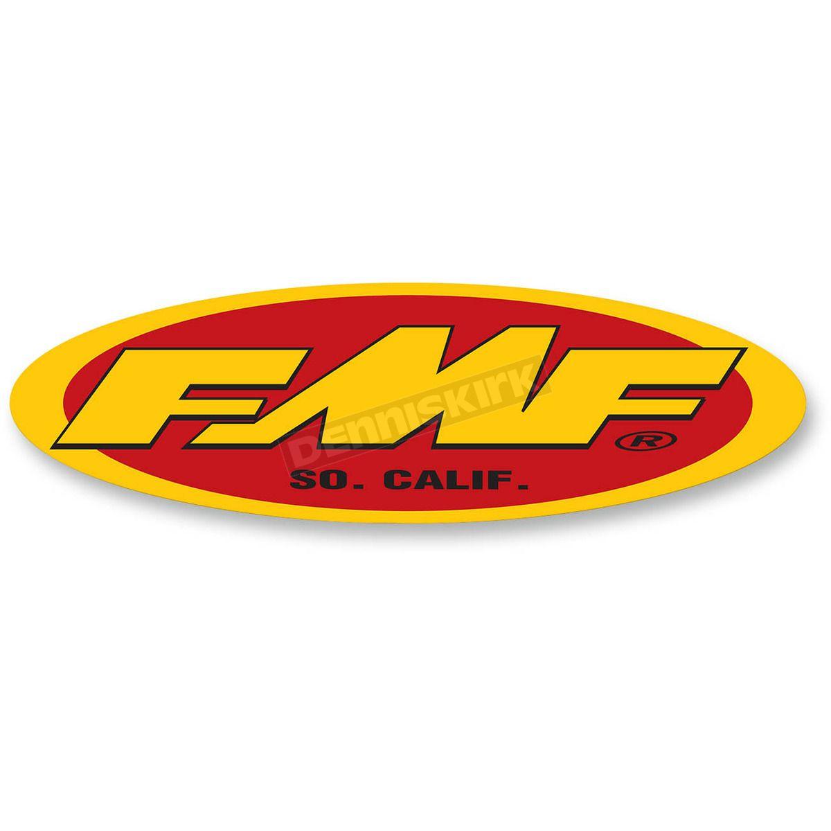 FMF Logo - FMF Large 23 in. FMF Logo Sticker Dirt Bike