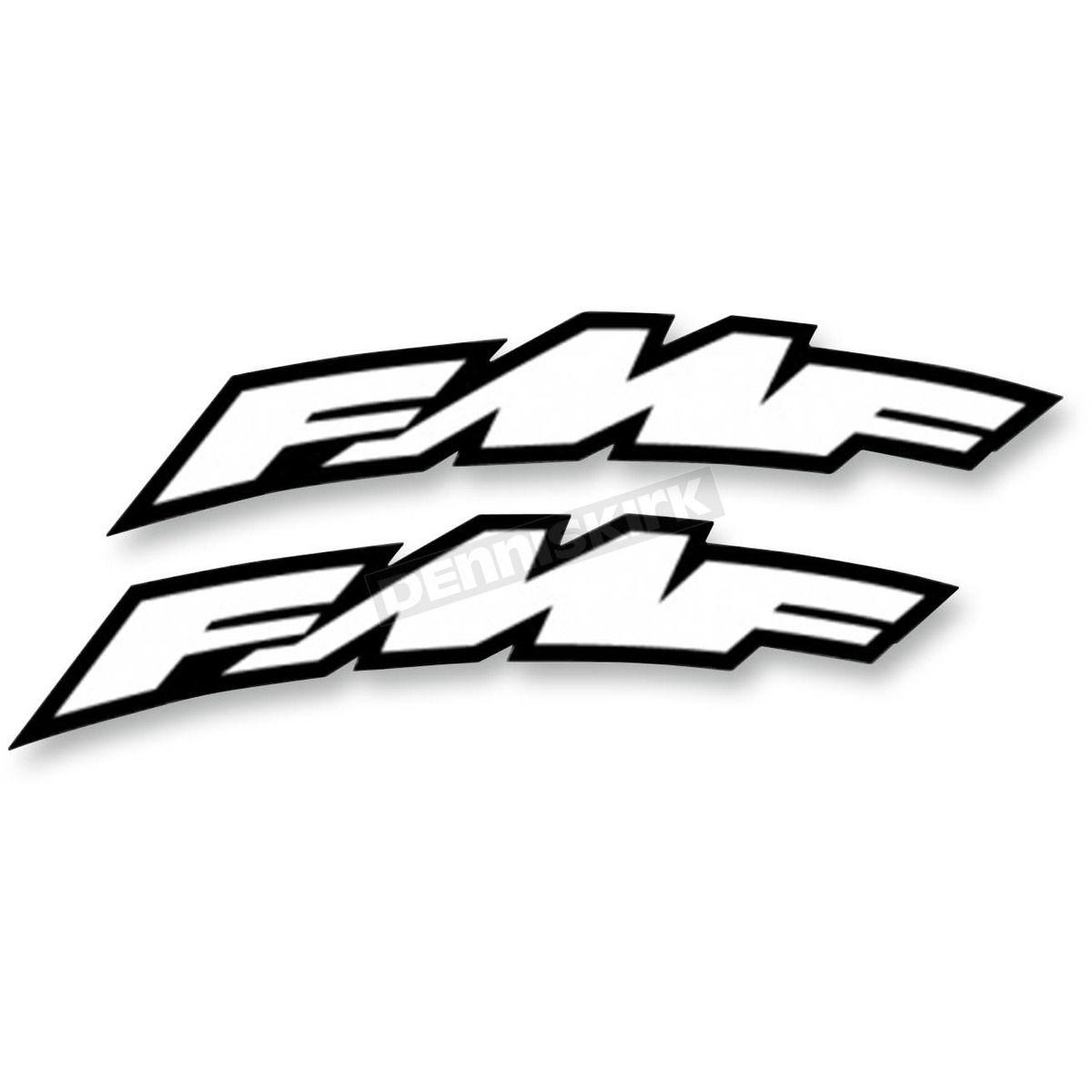 FMF Logo - FMF Large Arch FMF Logo Fender Sticker Dirt Bike Motocross