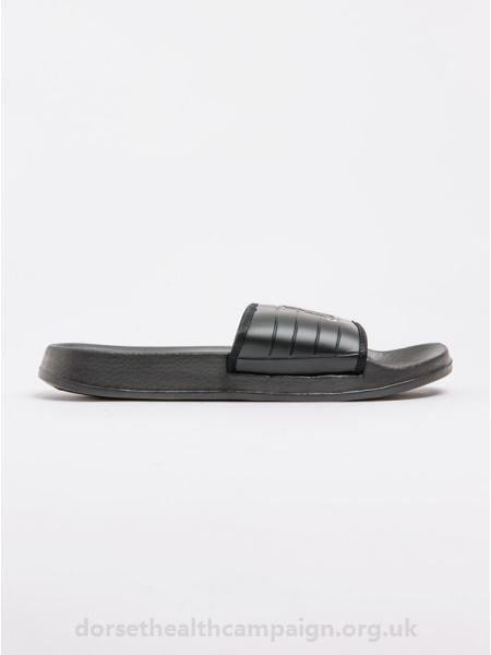Sandal Logo - KAPPA NEW - Men Logo Slider Sandal Black,Sandals Online : www ...