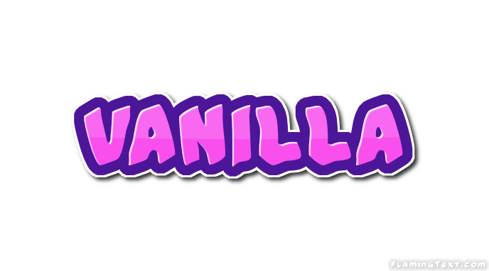 Vanilla Logo - Vanilla Logo. Free Name Design Tool from Flaming Text