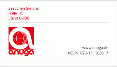 Anuga Logo - ANUGA 2017 in Cologne - Züger Frischkäse AG - English