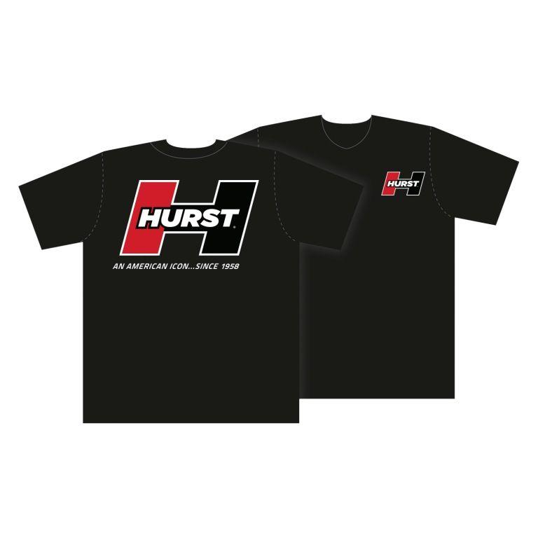 Flowmaster Logo - Flowmaster » Hurst 653104 Logo T-Shirt (Black) XXL - Flowmaster