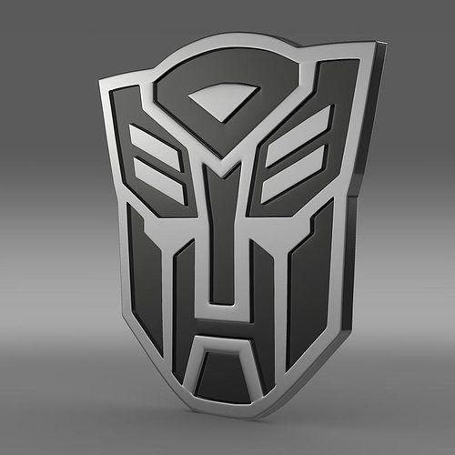 Transforner Logo - Transformer Logo 3D | CGTrader