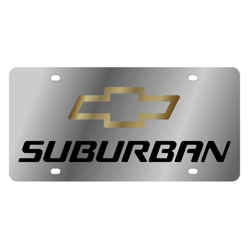 Suberban Logo - Eurosport Daytona® - GM License Plate with Suburban Logo and ...
