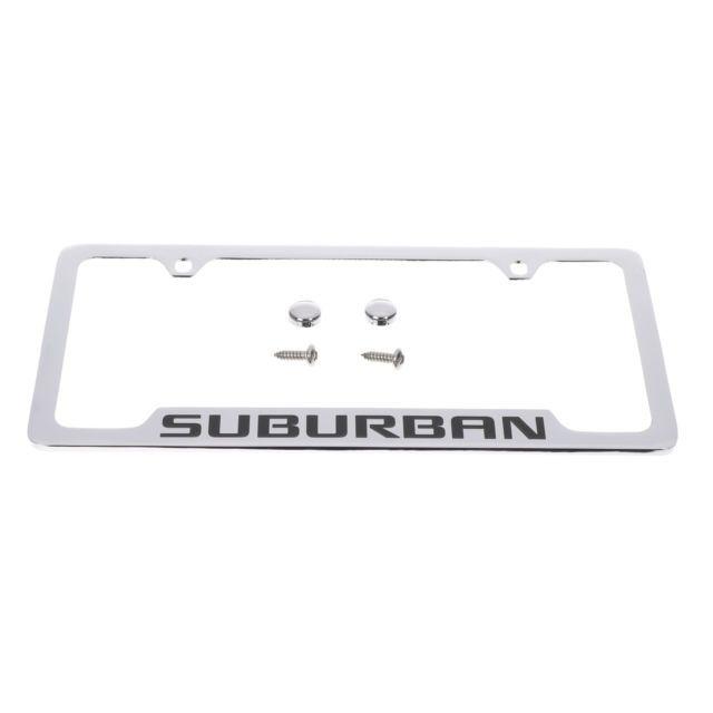 Suberban Logo - Chevrolet Suburban Logo License Plate Holder