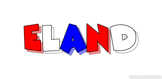 Eland Logo - United States of America Logo. Free Logo Design Tool from Flaming Text